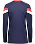 High Five 342243 Girls TruHit Tri-Color Long Sleeve Jersey
