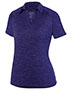 Augusta 5409 Women Intensity Black Heather Sport Shirt