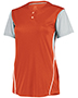 Augusta 7R6X2X Women Ladies Performance Two-Button Color Block Jersey