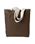 Authentic Pigment 1906 Unisex 14 Oz Rawedge Tote
