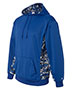 Badger 1464  Digital Camo Colorblock Performance Fleece Hooded Sweatshirt