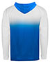 Badger 2205 Youth Ombre Long Sleeve Hooded T-Shirt