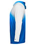 Badger 2205 Youth Ombre Long Sleeve Hooded T-Shirt