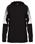 Badger 2211 Boys Youth Lineup Hooded Long Sleeve T-Shirt