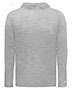 Badger 2905 Boys Youth Tri-Blend Surplice Hooded Long Sleeve T-Shirt