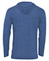 Badger 2905 Boys Youth Tri-Blend Surplice Hooded Long Sleeve T-Shirt