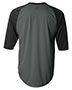 Badger 4133 B-Core Three-Quarter Sleeve Baseball T-Shirt