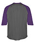 Badger 4133  B-Core Three-Quarter Sleeve Baseball T-Shirt