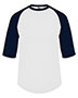 Badger 4133  B-Core Three-Quarter Sleeve Baseball T-Shirt