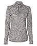 Badger 4173  Women’s Tonal Blend Quarter-Zip Pullover