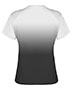 Badger 4207 Women's V-Neck Ombre T-Shirt