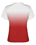 Badger 4207 Women's V-Neck Ombre T-Shirt