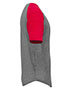 Badger 4950  Triblend Full Button T-Shirt