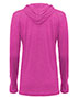 Badger 4965 Women's Tri-Blend Surplice Long Sleeve Hooded T-Shirt