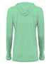 Badger 4965 Women's Tri-Blend Surplice Long Sleeve Hooded T-Shirt