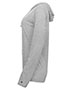 Badger 4965 Women's Tri-Blend Surplice Long Sleeve Hooded T-Shirt