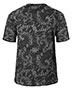 Badger 4975 Men Tie-Dyed Tri-Blend T-Shirt