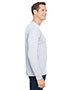 Bayside BA3055 Unisex 6.1 oz Union-Made Long-Sleeve Pocket Crew T-Shirt