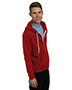 Bayside BA875 Unisex 7 oz Full-Zip Fashion Hooded Sweatshirt