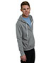 Bayside BA875 Unisex 7 oz Full-Zip Fashion Hooded Sweatshirt