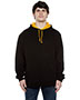 Beimar Drop Ship F1023 Men 10 Oz. 80/20 Poly/Cotton Contrast Hood Sweatshirt