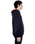 Beimar Drop Ship F1023 Men 10 Oz. 80/20 Poly/Cotton Contrast Hood Sweatshirt