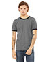 Bella + Canvas 3055C Men Jersey Short-Sleeve Ringer T-Shirt