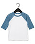Bella + Canvas 3200T Infants & Toddlers 3/4-Sleeve Baseball T-Shirt