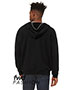 Bella + Canvas 3741  FWD Fashion Unisex Full-Zip Fleece with Zippered Hood