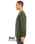 Bella + Canvas 3743  FWD Fashion Unisex Raw Seam Crewneck Pullover