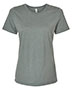 Bella + Canvas 6400CVC  Women’s Relaxed Fit Heather CVC Tee