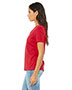 Bella + Canvas 6405 Women Missys Relaxed Jersey Short-Sleeve V-Neck T-Shirt