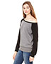Bella + Canvas 7501 Women Sponge Fleece Wide Neck Sweatshirt