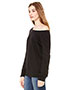 Bella + Canvas 7501 Women Sponge Fleece Wide Neck Sweatshirt