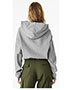 Bella + Canvas 7506C  Ladies' Sponge Fleece Cinched Bottom Hooded Sweatshirt