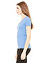 Bella + Canvas 8435 Women Triblend Short Sleeve Deep Vneck Tshirt