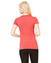 Bella + Canvas 8435 Women Triblend Short Sleeve Deep Vneck Tshirt