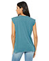 Bella + Canvas 8804 Women Flowy Muscle T-Shirt with Rolled Cuff