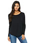 Bella + Canvas 8852 Women Flowy Long-Sleeve T-Shirt With 2x1 Sleeves
