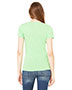Bella + Canvas B6035 Women Jersey Short-Sleeve Deep V-Neck T-Shirt