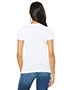 Bella + Canvas B6035 Women Jersey Short-Sleeve Deep V-Neck T-Shirt