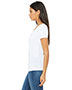 Bella + Canvas B6035 Women Jersey Short-Sleeve Deep V-Neck T-Shirt