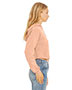 Bella + Canvas B7502 Women 7 oz Cropped Fleece Hoodie