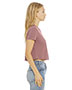 Bella + Canvas B8882 Ladies 3.7 oz Flowy Cropped T-Shirt
