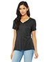 Bella + Canvas BC6415 Women's Relaxed Triblend V-Neck Tee 