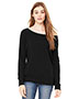 Bella + Canvas BC7501 Women's Sponge Fleece Wide-Neck Sweatshirt
