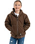 Berne BHJ61  Youth Highland Softstone Duck Hooded Jacket