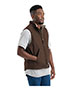 Berne V818 Men's Heartland Sherpa-Lined Washed Duck Vest