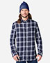 Navy/ Silver Plaid