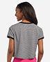 Boxercraft BW2107 Women's Striped Tie Front T-Shirt